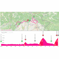 Giro d'Italia 2026, stage 20: interactive map