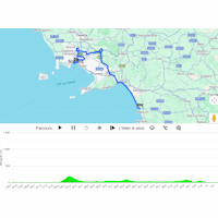 Giro d'Italia 2026, stage 6: interactive map