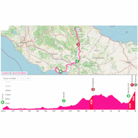 Giro d'Italia 2026, stage 7: interactive map