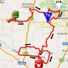 Giro Rosa 2016 Route stage 3: Montagnana - Lendinara - source: girorosa.it