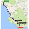 Giro Rosa 2017 Route 8th stage: Baronissi - Palinuro (Centola) - source: girorosa.it