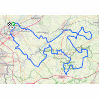 Kuurne-Brussels-Kuurne 2026: route