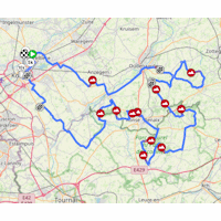 Kuurne-Brussels-Kuurne 2026: route