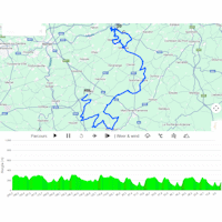 La Fleche Wallonne 2025: interactive map