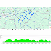 La Flèche Wallonne Femmes 2026: interactive map