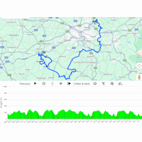 La Fleche Wallonne 2026: interactive map