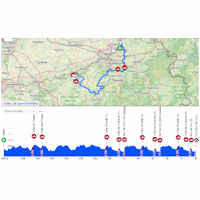 La Fleche Wallonne 2026: interactive map