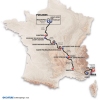 Paris-Nice 2015: Route and stages - source: GeoAtlas