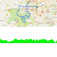 Paris - Nice 2018: Route and profile 1st stage - source: letour.fr