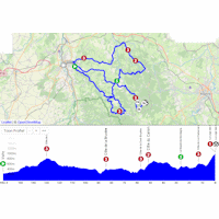 Paris - Nice 2025, stage 4: interactive map