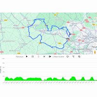 Paris - Nice 2026, stage 1: interactive map