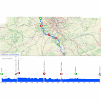 Paris - Nice 2026, stage 2: interactive map