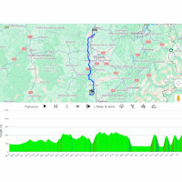 Paris - Nice 2026, stage 5: interactive map