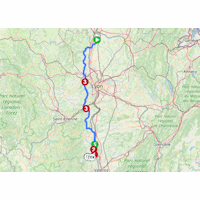 Paris - Nice 2026, stage 5: route