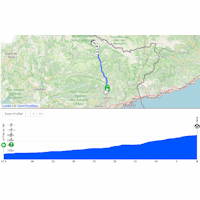 Paris - Nice 2026, stage 7: interactive map