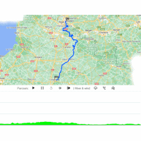 Paris - Roubaix 2024: interactive map