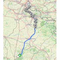 Paris - Roubaix 2026: route (clickable)
