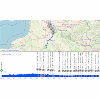 Paris - Roubaix 2026: interactive map