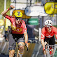 Jonas Abrahamsen - Tour de France 2025: Abrahamsen outguns Schmid in sprint-à-deux