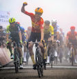 Magnus Cort - Critérium du Dauphiné 2024: Cort wins uphill sprint finish to take yellow