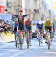 Matteo Trentin - Paris - Tours 2025: Trentin outsprints Laporte to win from a group of seven