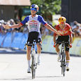 Maxim Van Gils - Tour Auvergne-Rhône-Alpes 2026: Van Gils oustprints Johannessen on uphill finish, Tuckwell new leader