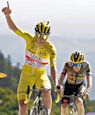 Tour de France 2022: Pogacar wins spectacle on Planche des Belles Filles
