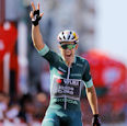 Wout van Aert Vuelta - Vuelta 2024: Van Aert outsprints Pacher in Baiona