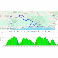 Ruta del Sol 2025, stage 1: interactive map