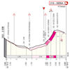 Strade Bianche 2020: profile last 3 km - source www.strade-bianche.it