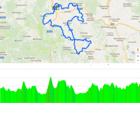 Strade Bianche 2023: interactive map
