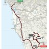 Tirreno-Adriatico 2017 Route 2nd stage: Camaiore - Pomaronce - source: tirreno-adriatico.it