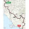 Tirreno-Adriatico 2017 Route 3rd stage: Monterotondo Marittimo - Montalto di Castro - source: tirreno-adriatico.it
