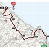 Tirreno-Adriatico 2018 Route 6th stage: Numana - Fano - source www.tirrenoadriatico.it