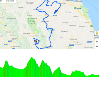 Tirreno-Adriatico 2019: interactive map 6th stage