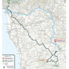 Tirreno-Adriatico 2022 route stage 2 - source www.tirrenoadriatico.it