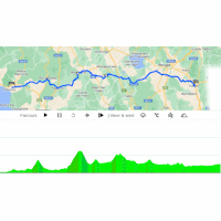 Tirreno-Adriatico 2023, stage 3: interactive map