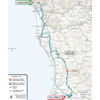 Tirreno-Adriatico 2024, stage 2: route - source www.tirrenoadriatico.it