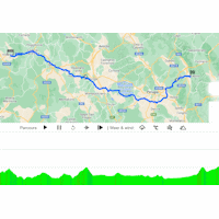 Tirreno-Adriatico 2024, stage 3: interactive map
