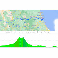 Tirreno-Adriatico 2024, stage 4: interactive map