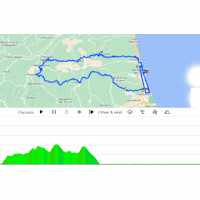 Tirreno-Adriatico 2024, stage 7: interactive map