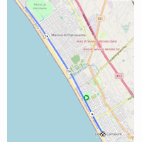 Tirreno - Adriatico 2026, stage 1: route