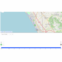 Tirreno - Adriatico 2026, stage 1: interactive map