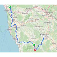 Tirreno-Adriatico 2026, stage 2: route tracker