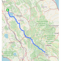 Tirreno - Adriatico 2026, stage 3: route