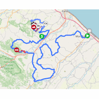 Tirreno-Adriatico 2026, stage 5: route tracker