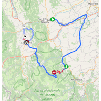 Tirreno-Adriatico 2026, stage 6: route