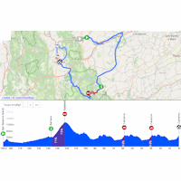 Tirreno-Adriatico 2026, stage 6: interactive map