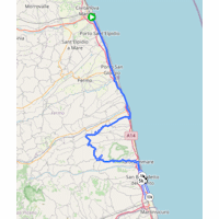 Tirreno - Adriatico 2026, stage 7: route
