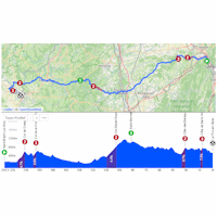 Tour Auvergne-Rhône-Alpes 2026, stage 2: interactive map